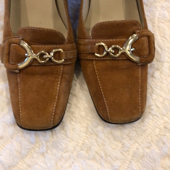 Anne Klein Suede Buckle Heel - Picture 3 of 7